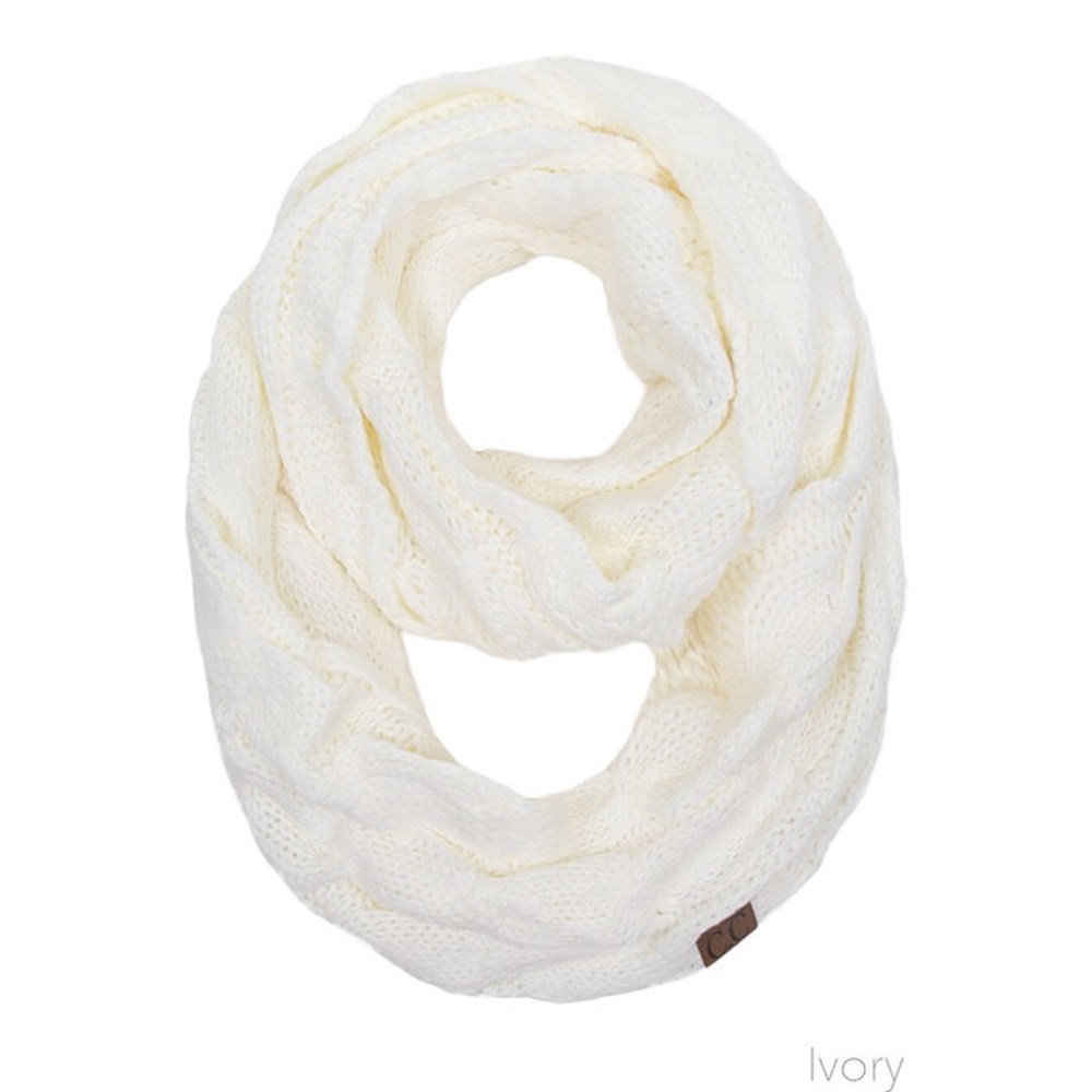 CC Knit Infinity Scarf - Picture 3 of 5